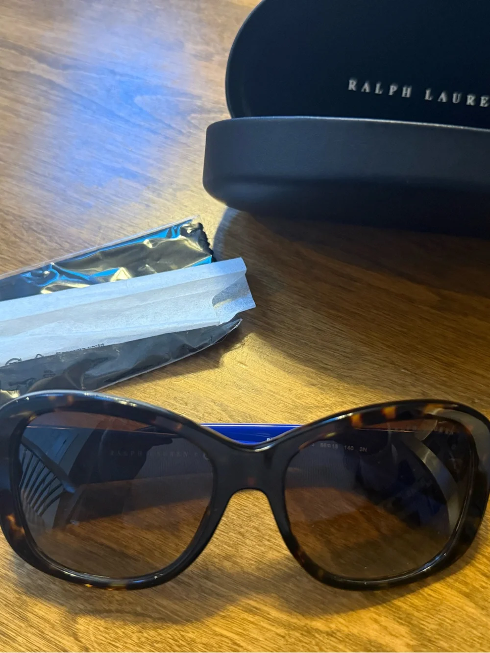 Ralph by Ralph Lauren Women's RL8144 Rectangular Sunglasses, Shiny